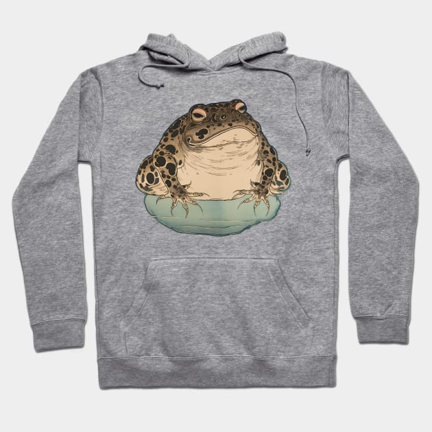 Japanese Frog: Asian American and Pacific Islander Heritage Month, United States Hoodie by Puff Sumo